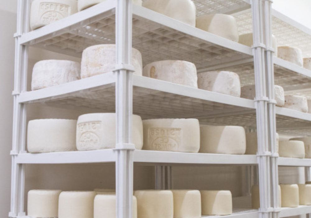 Plastic aging rack from Avioincar - Dairy Industries International